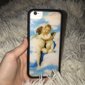 Cherub / angel wildflower phone case